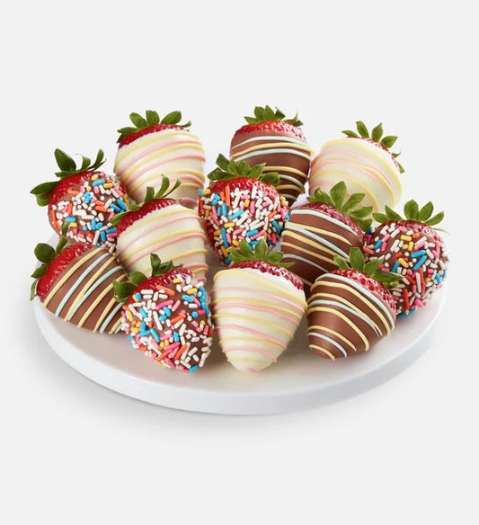 Birthday Confetti Sprinkled Strawberries