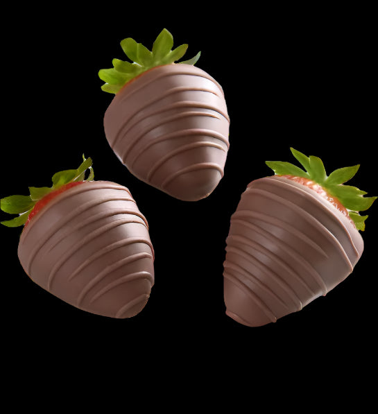 Decadent Milk Chocolate Covered Strawberries