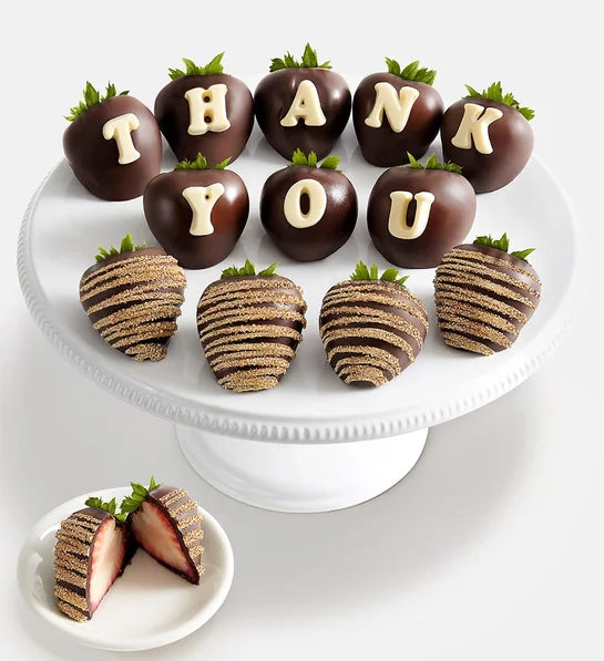 Thank You Milk Chocolate Covered Strawberries