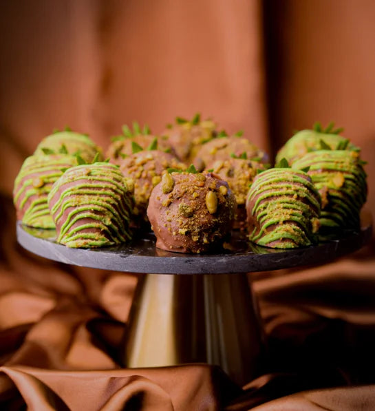 Dubai Chocolate Covered Strawberries