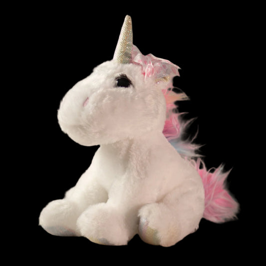 10" White Bella Unicorn