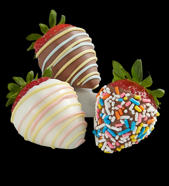 Birthday Confetti Sprinkled Strawberries