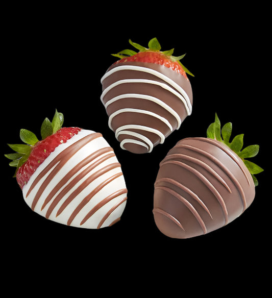 Gourmet Drizzled Strawberries