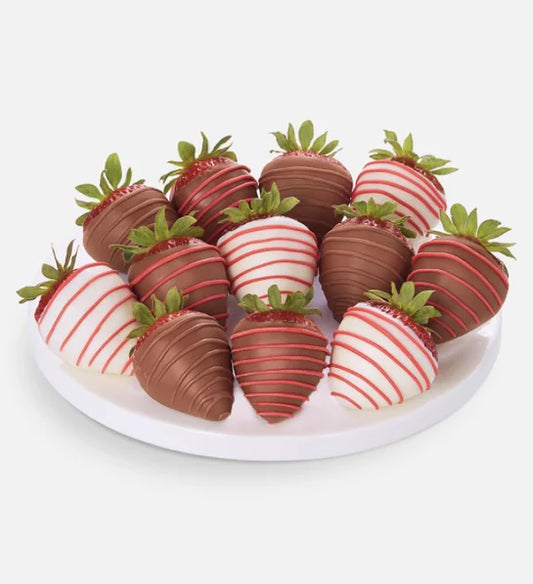Romance Drizzled Dipped Strawberries