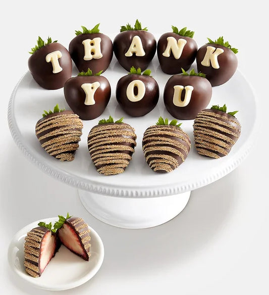 Thank You Milk Chocolate Covered Strawberries