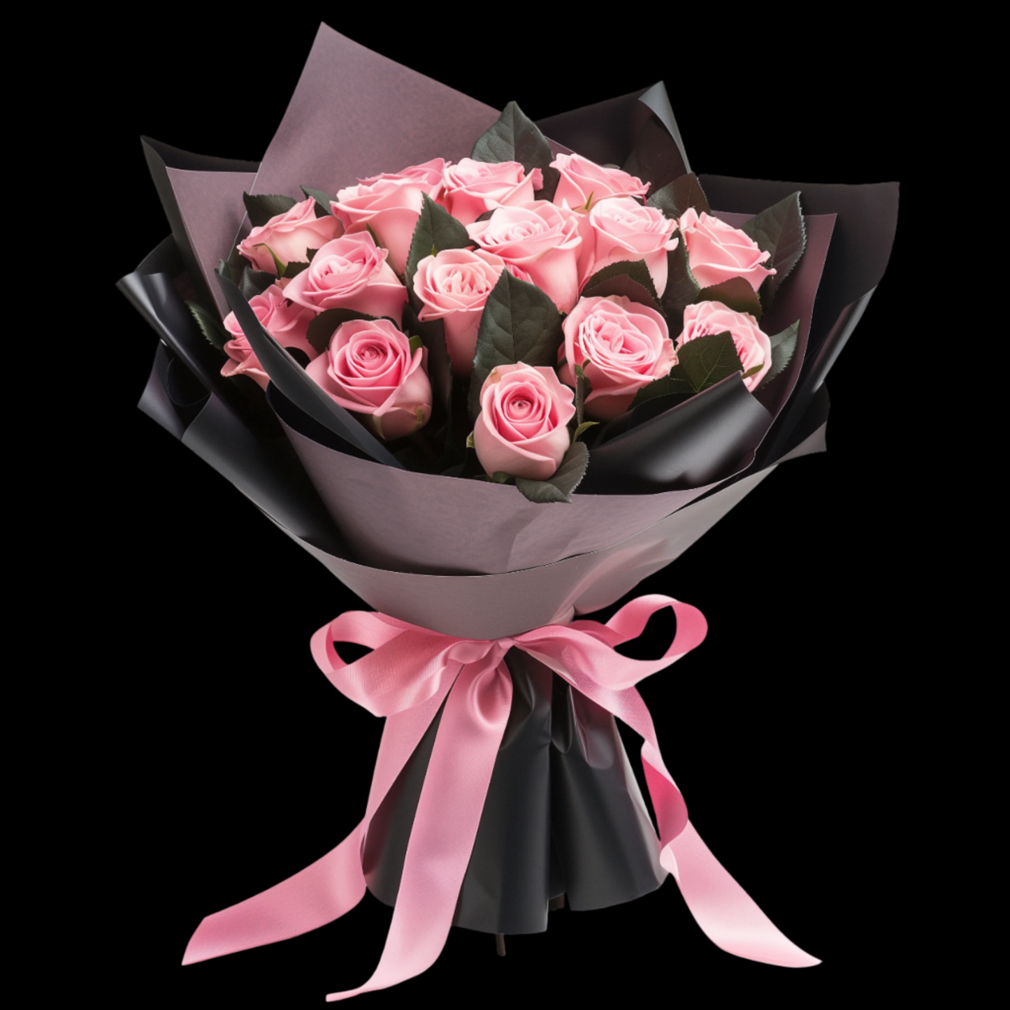 Fresh Pink Rose Bouquet