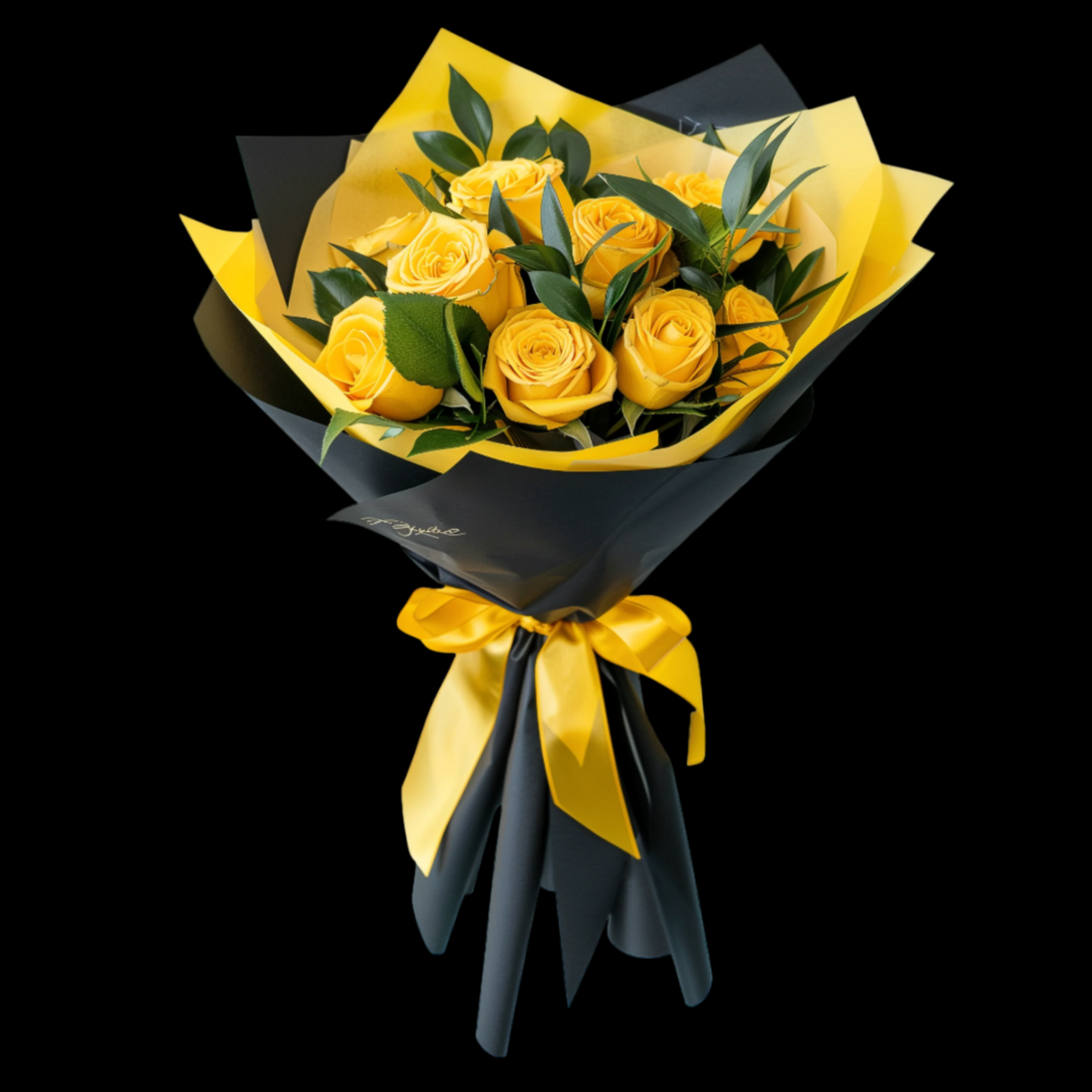 Fresh Yellow Rose Bouquet