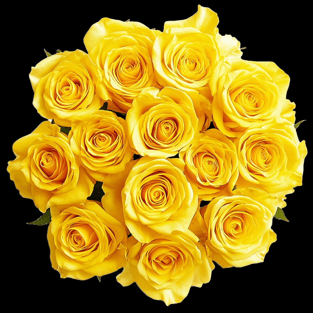 Fresh Yellow Rose Bouquet